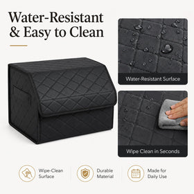 QIANKUNBAG folded flat to save trunk and home storage space