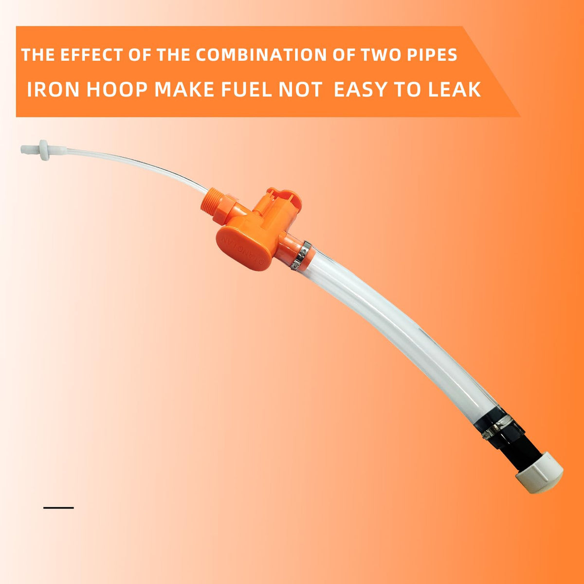 QIANQIAN transparent tubing detail letting users visually monitor fluid flow