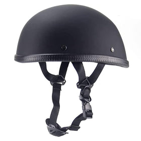 QICHAO retro helmet front view showing classic shape and certified safety