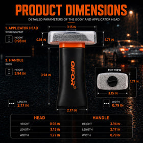 QIFOR lifestyle shot of car windshield and improved road visibility