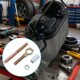 Qiilu installed under dashboard showing direct-fit brake linkage benefit