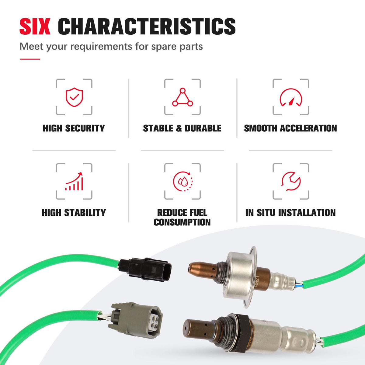 QIJIAUTO upstream sensor installed in engine bay improving readings
