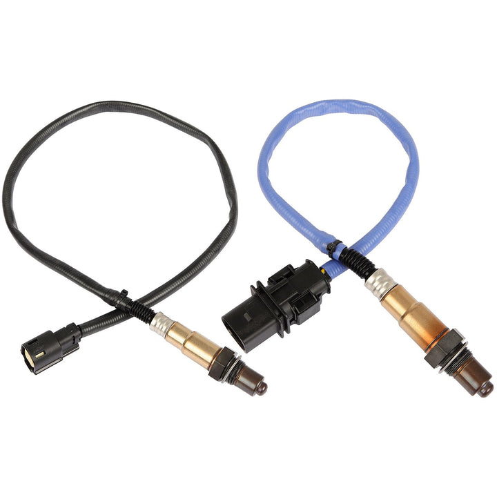 QIJIAUTO oxygen sensor front packaging showing compatibility and benefit of easy fit