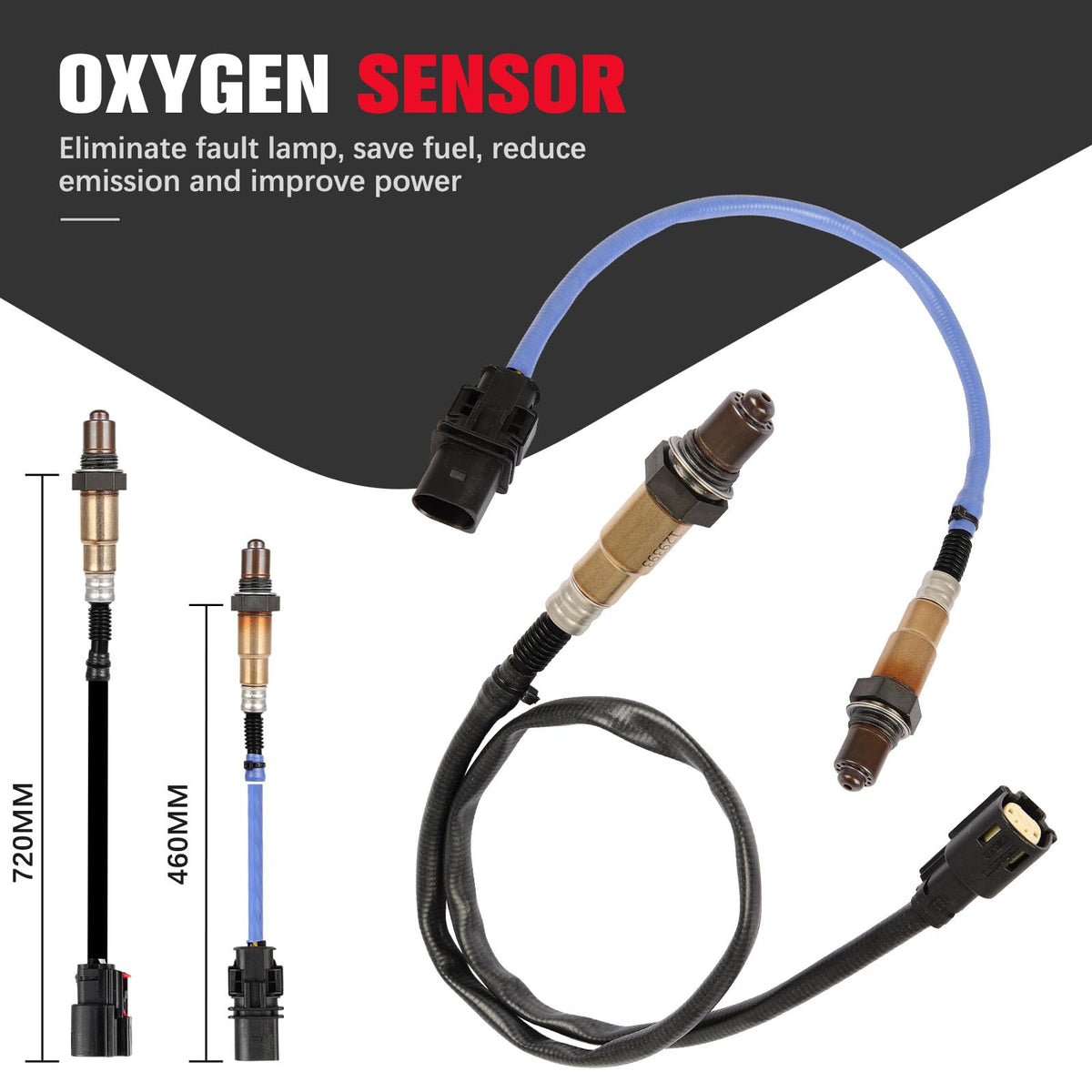 QIJIAUTO threaded sensor body closeup highlighting corrosion resistance benefit