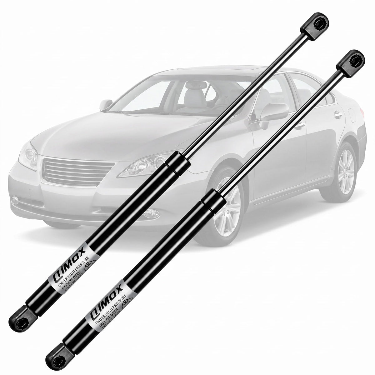 QiMox struts being installed in a garage for quick DIY replacement