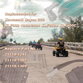 QINLANAP kit installed on Kawasaki Bayou 300 demonstrating fit and restored performance