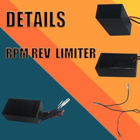 QINLANAP rev limiter top label detail showing correct part match benefit