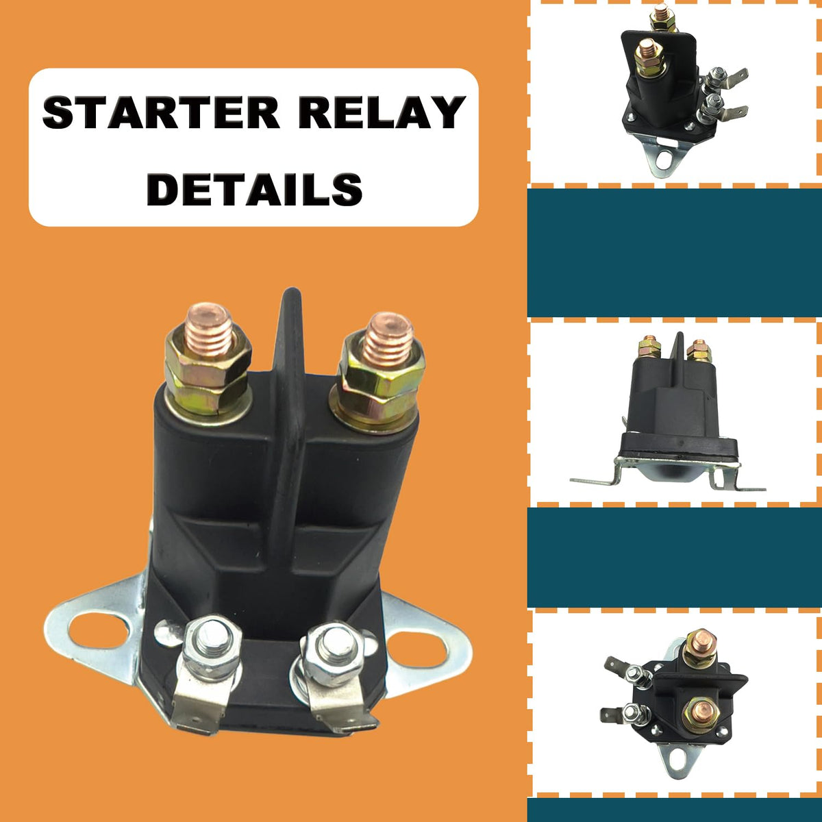 QINLANAP spark plug and starter relay together for complete ignition refresh