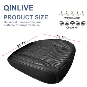 Qinlive close-up of 3D air mesh for cooler breathable comfort