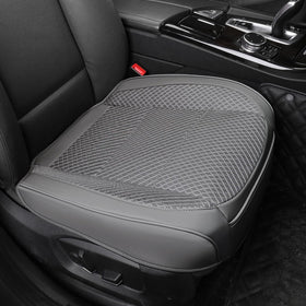 Qinlive front seat cover on car seat showing breathable comfort
