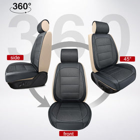 Qinlive wrap-around headrest detail protecting edges and adding ventilation