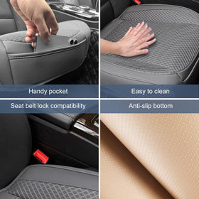 Qinlive non-slip gel underside securing cover to seat