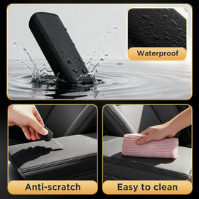 QINQINTU back view with high-friction dotted surface preventing cover slip