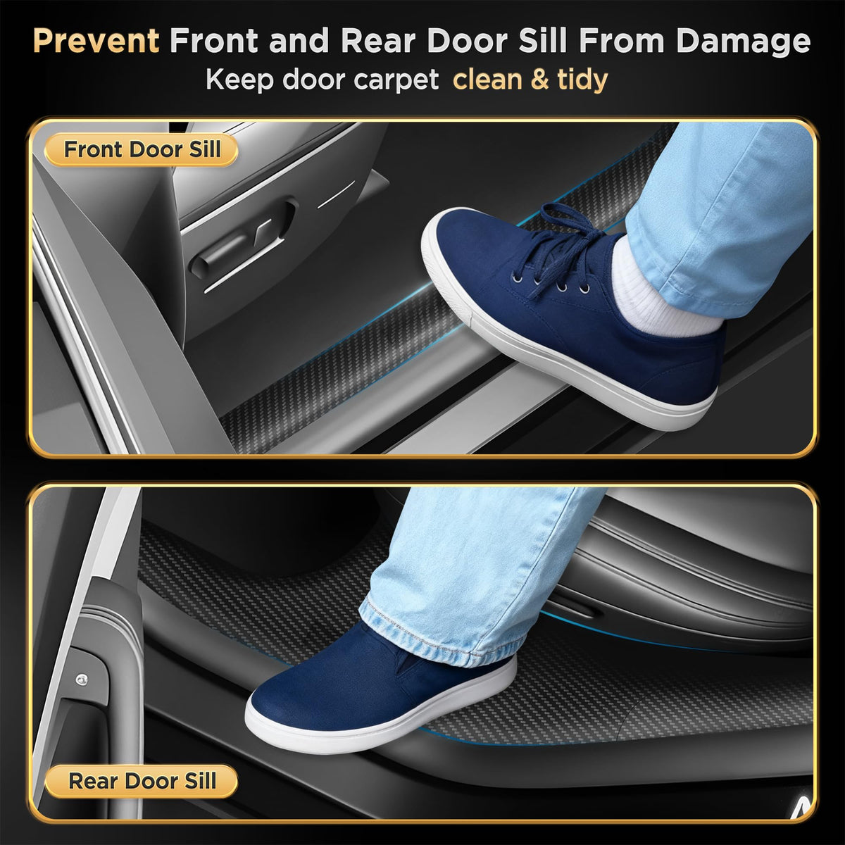 QINQINTU installed on driver side demonstrating easy entry protection