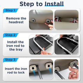QINQINTU organizer in truck cabin with items, enhances accessibility and tidiness