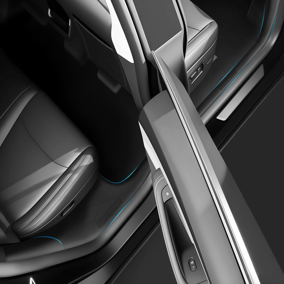 QINQINTU rear sill profile illustrating seamless contour fit