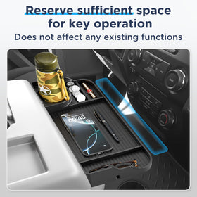 QINQINTU tray held by hand to show scale, demonstrates compact, precise fit