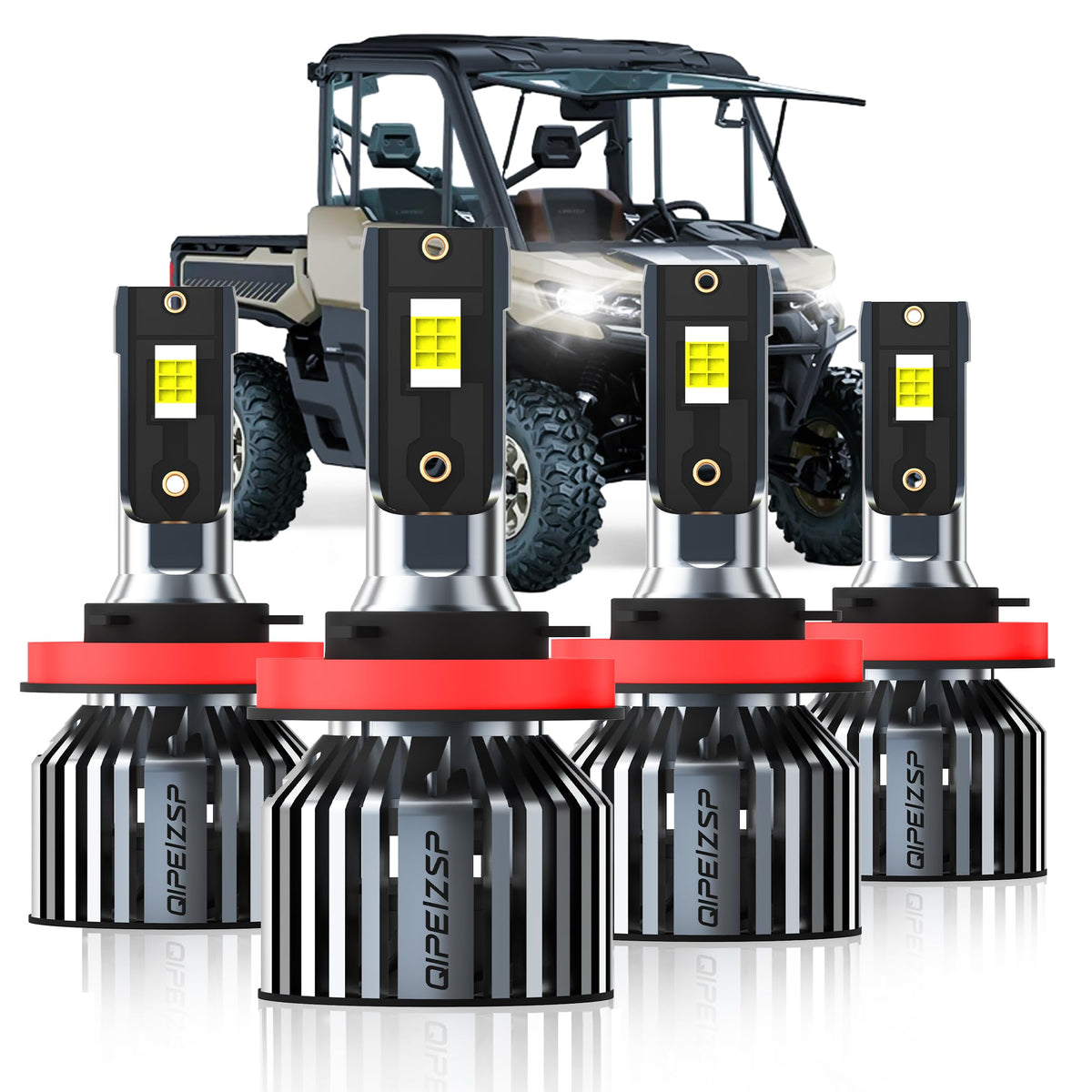 QIPEIZSP front packaging showing complete 4-piece kit and compatibility benefit