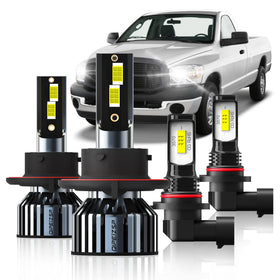 QIPEIZSP front packaging showing complete LED bulb kit and compatibility benefits