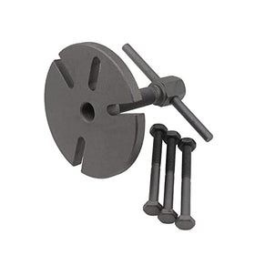 QISF tool in use on motorcycle flywheel, safe removal without damage