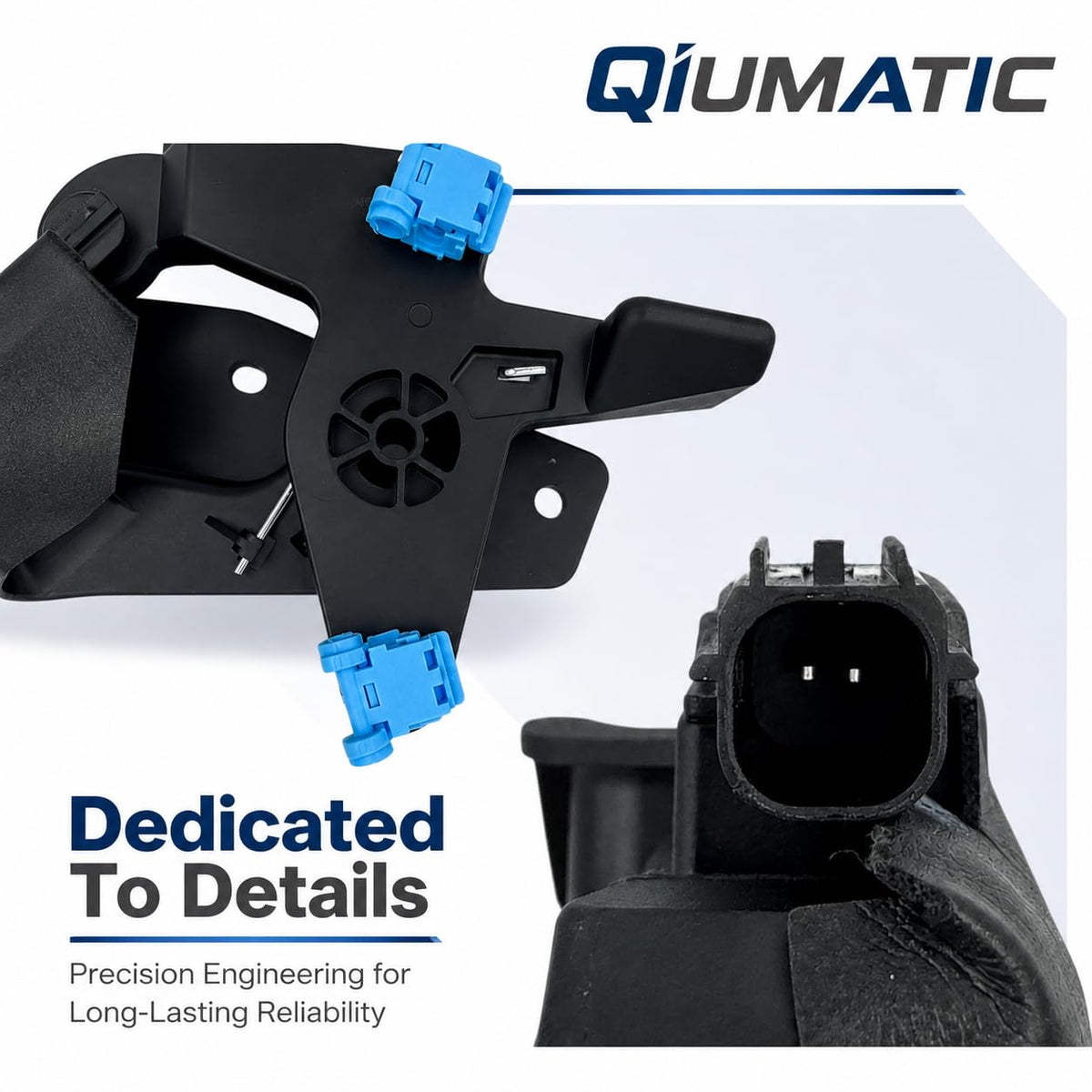 QIUMATIC product packaging with warranty card for buyer confidence