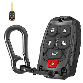 QIXIUBIA front view key fob shell showing clean replacement finish and restored appearance