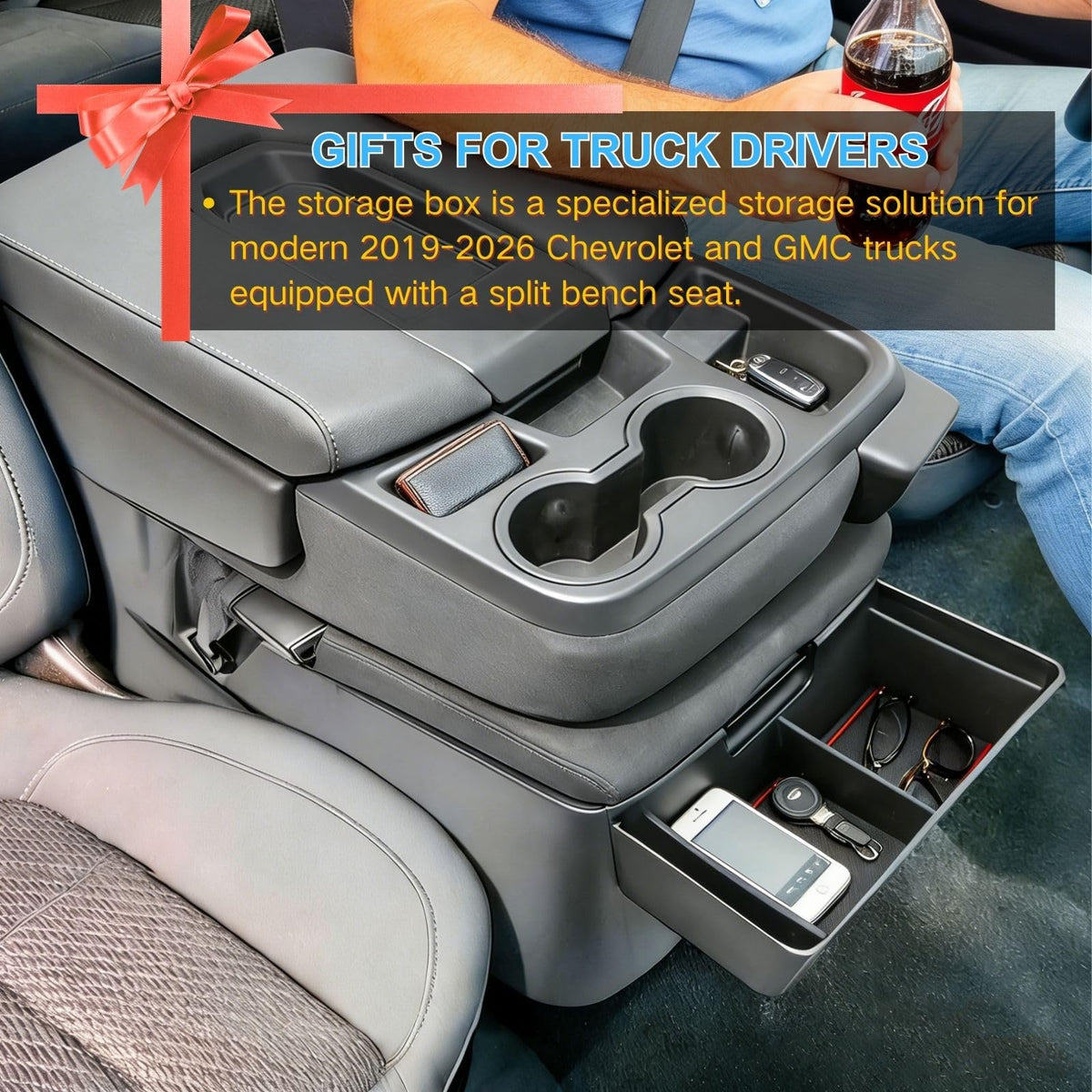 Qlhshop lifestyle interior shot showing cleaner truck cabin and convenience