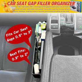 Qlhshop tray stowed between seat and console for compact storage