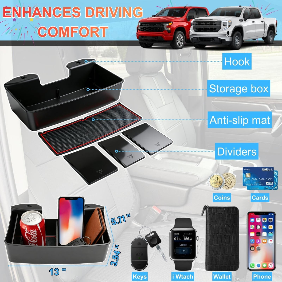 Qlhshop detail of hard plastic and reinforced edges for long-lasting durability