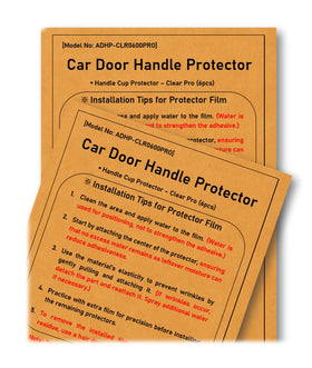 QLim lifestyle image of car door open showing protected handle area and preserved finish