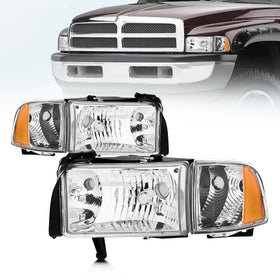 QLLUYTR front headlight assembly showing exact factory fit and clear lens