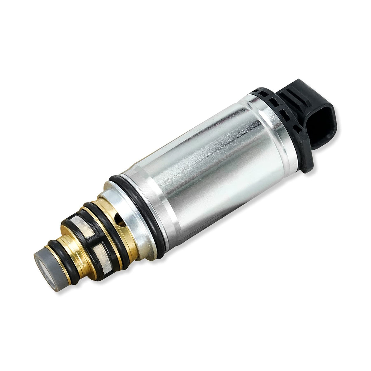 Qnbes front view of compressor control valve showing form and fit for quick identification