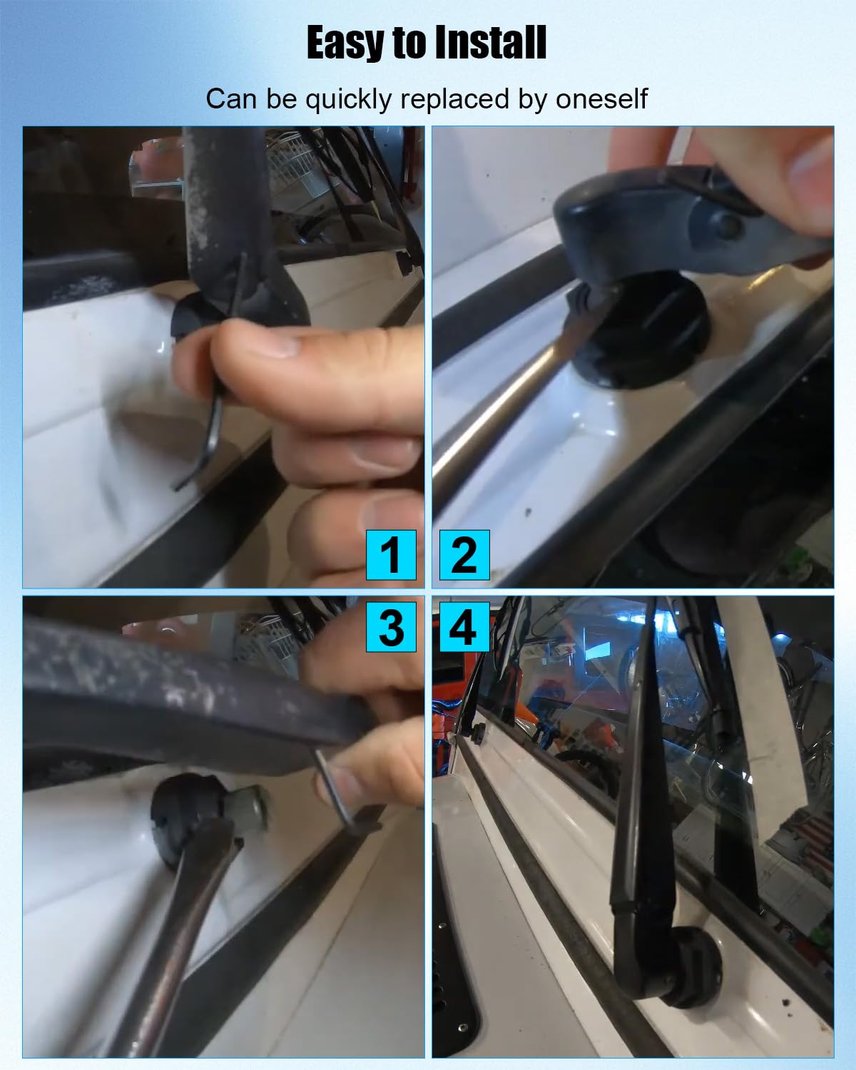 QNHEAY installed on Jeep Wrangler driving scene illustrating improved visibility