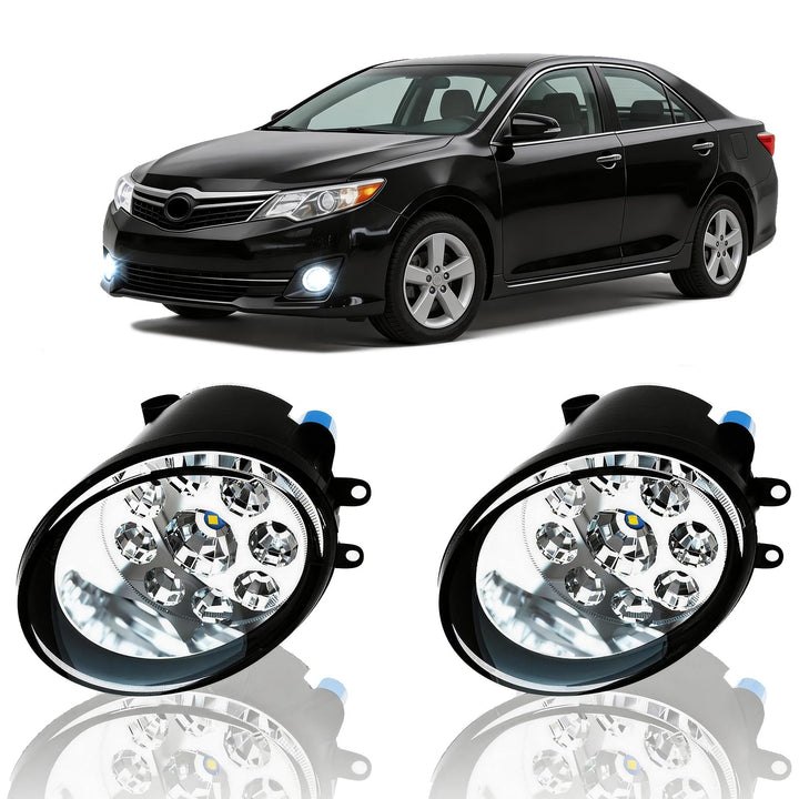 qobsos front view fog lights showing clean fit and improved visibility