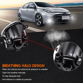 qobsos night beam pattern lighting roadway wide for safer driving
