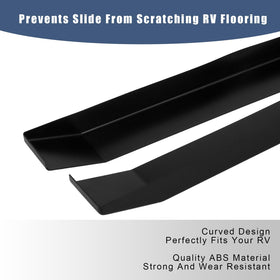 Qopaw side profile showing precise fit in slide track to prevent scrape and wear