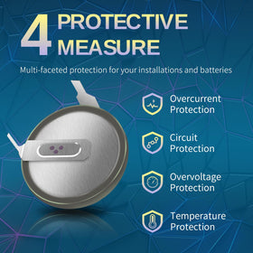 Qoutmcuy battery installed inside BMW key fob demonstrating easy DIY replacement
