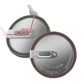 Qoutmcuy front packaging showing two VL2020 batteries and clear labeling for fast replacement