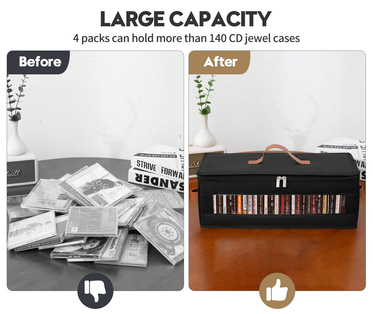 Qozary held in hand showing scale and easy transport benefit