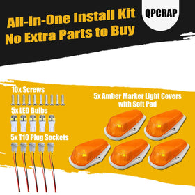 QPCRAP lights installed on OBS Ford roofline demonstrating accurate fitment