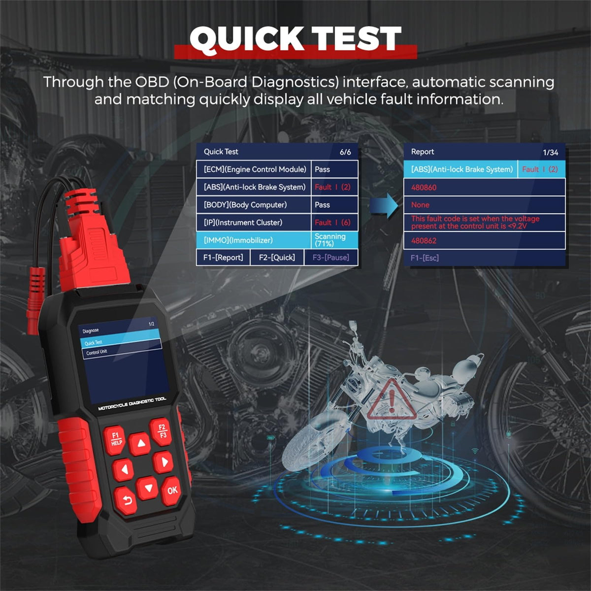 QPKING M4 rear view with SD slot showing easy firmware update capability