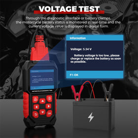 QPKING M4 screen displaying live data for real-time troubleshooting benefit