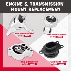 QRYIPPDM front right motor mount close-up highlighting corrosion-resistant finish
