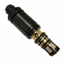 QSERON solenoid valve installed on an A/C compressor illustrating correct fit and restored control