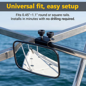 QTRMZKVE mirror reflection demonstrating expanded rear visibility