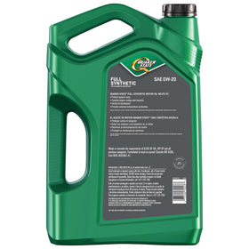 Quaker State back label close-up showing specification details and approvals