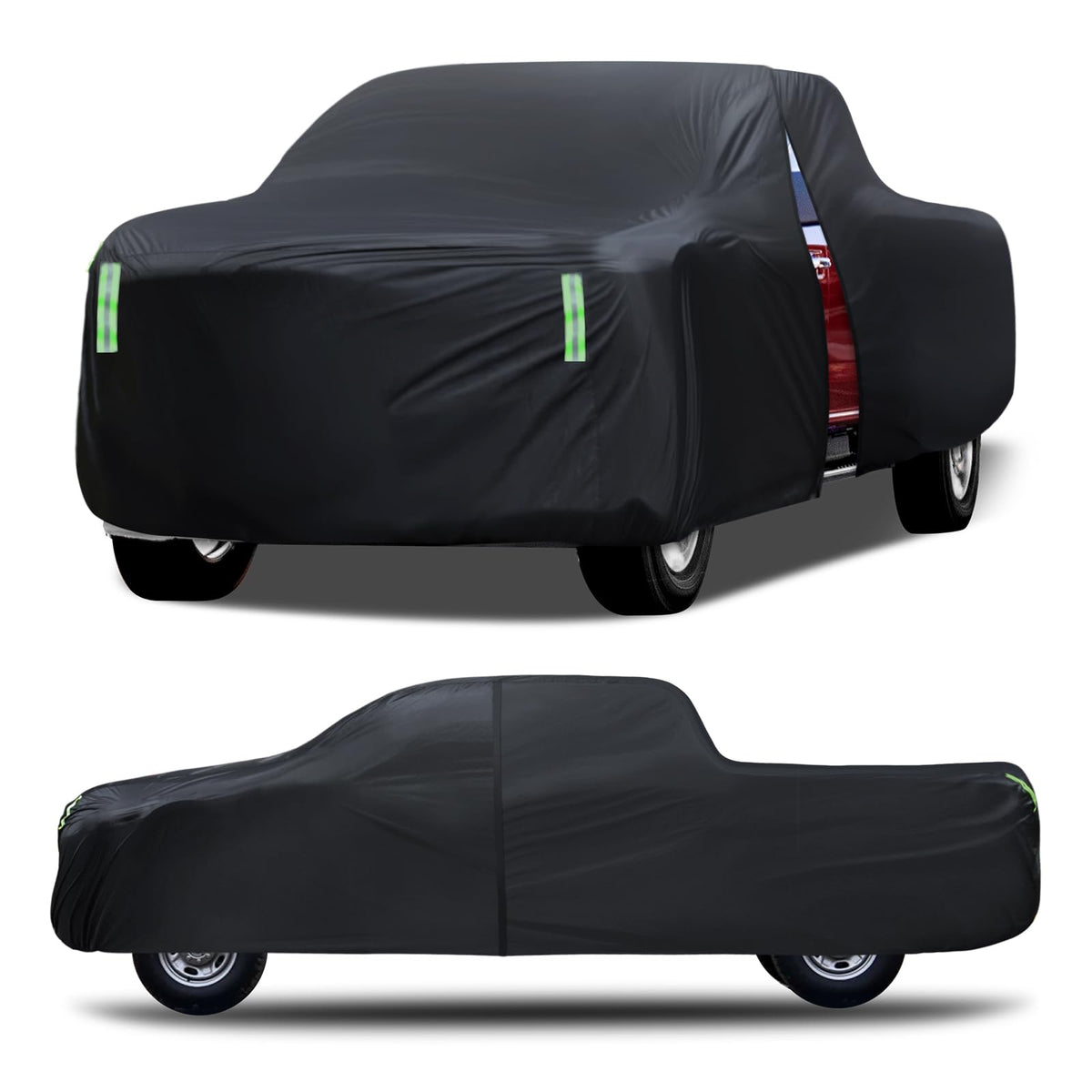 Qualencey front overview showing full truck coverage and protection
