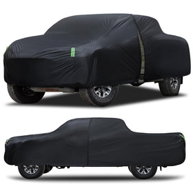 Qualencey front view on truck showing full coverage and protection