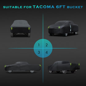 Qualencey packed folded cover in storage bag for compact, convenient storage