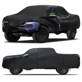 Qualencey front view on Tacoma showing full exterior protection benefit